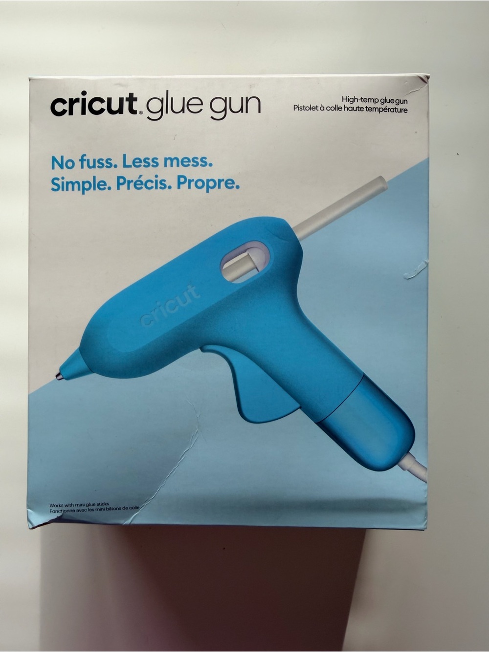 Cricut Mini Glue Gun Blue High Temp Craft Tool With Box - Picture 9 of 10
